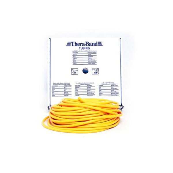 TheraBand Tubes 30.5m - Vert, Résistance 2.7kg à 100% Étirement